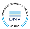 Management Certificate DNV ISO 14001